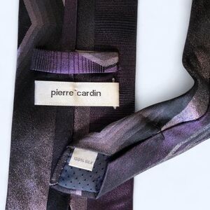 Pierre Cardin Dark Purple Silk Tie
